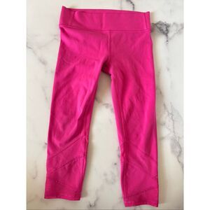 All in motion hot pink capri leggings sporty athletic 4-5 year girls